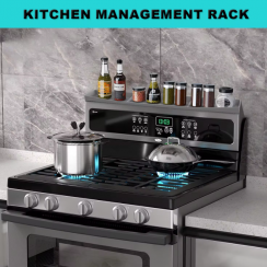 4 Pks Convenient Magnetic Stove Magnetic Seasoning Rack