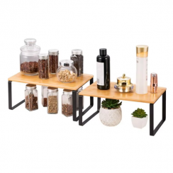 8 Sets Adjustable Kitchen Seasoning Storage Shelves Set