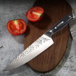 6 Pks Stainless Steel Wood Handle kitchen Forged Chef Knife